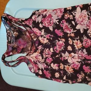 Dressy floral tank top size small